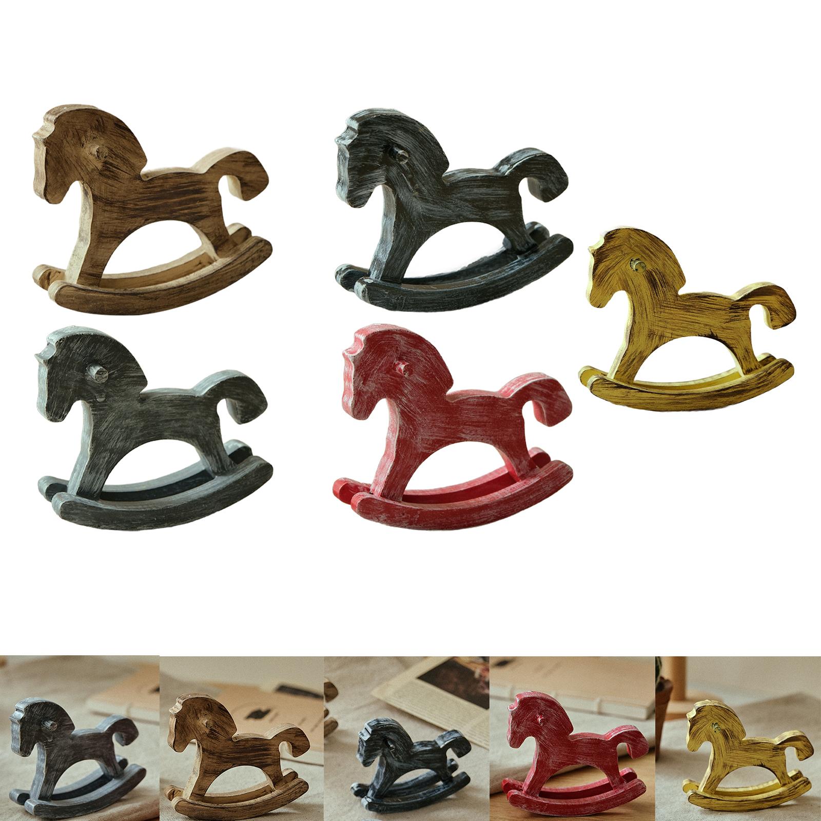 Art Craft Horse - Caballo Balancín de Madera, Adorno para