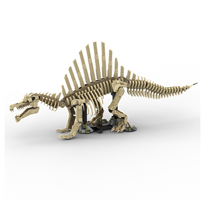 Art Craft Dinosaurs - 2246 piezas MOC Dinosaurios Espinosaurio Modelo