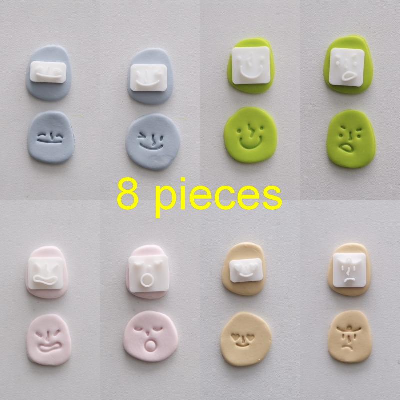 Polymer Clay Set - Juego de 8 Moldes de Arcilla