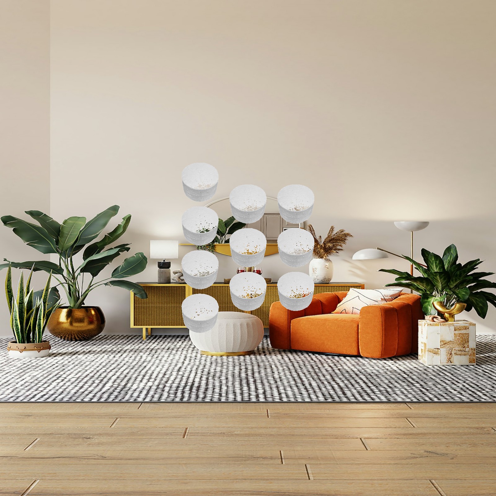 Art Craft Holiday - Bolas de Espuma para Manualidades, Cilindros