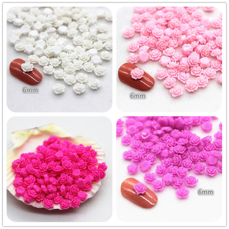 Art Craft New Year - Mini flor de Rosa de resina