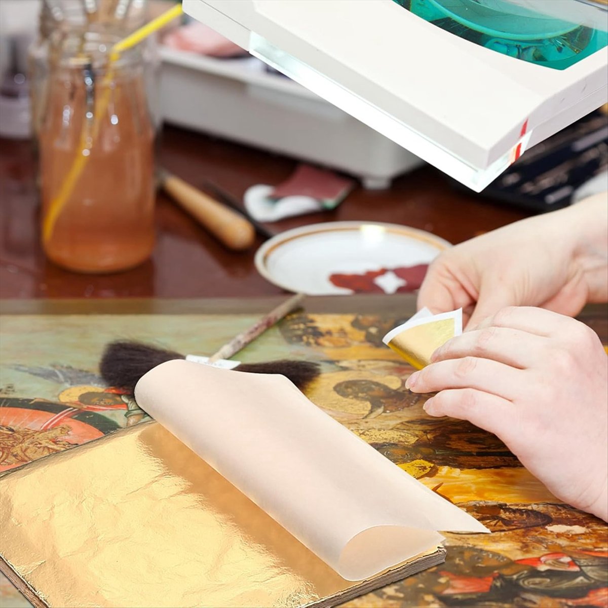 Art X Craft - 200 hojas de imitación para artes,