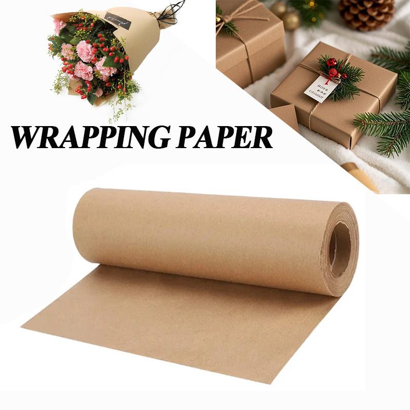 Art Craft Movement - YITAPE Rollo de Papel Kraft Marrón