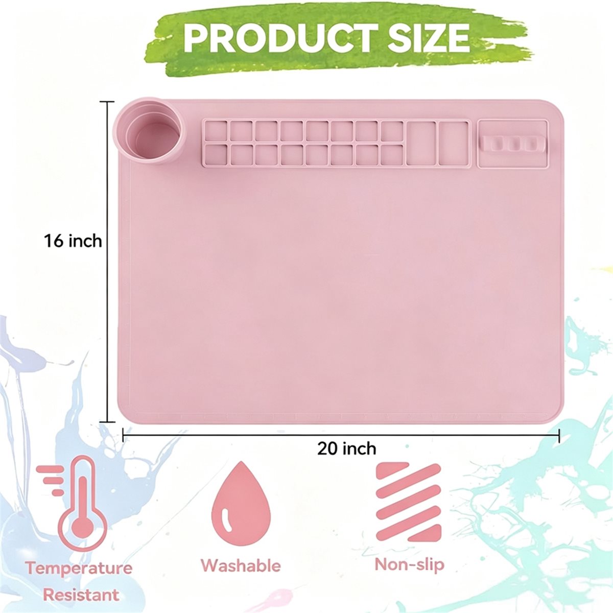 Art X Craft - Tapete de Silicona para Pintura 20