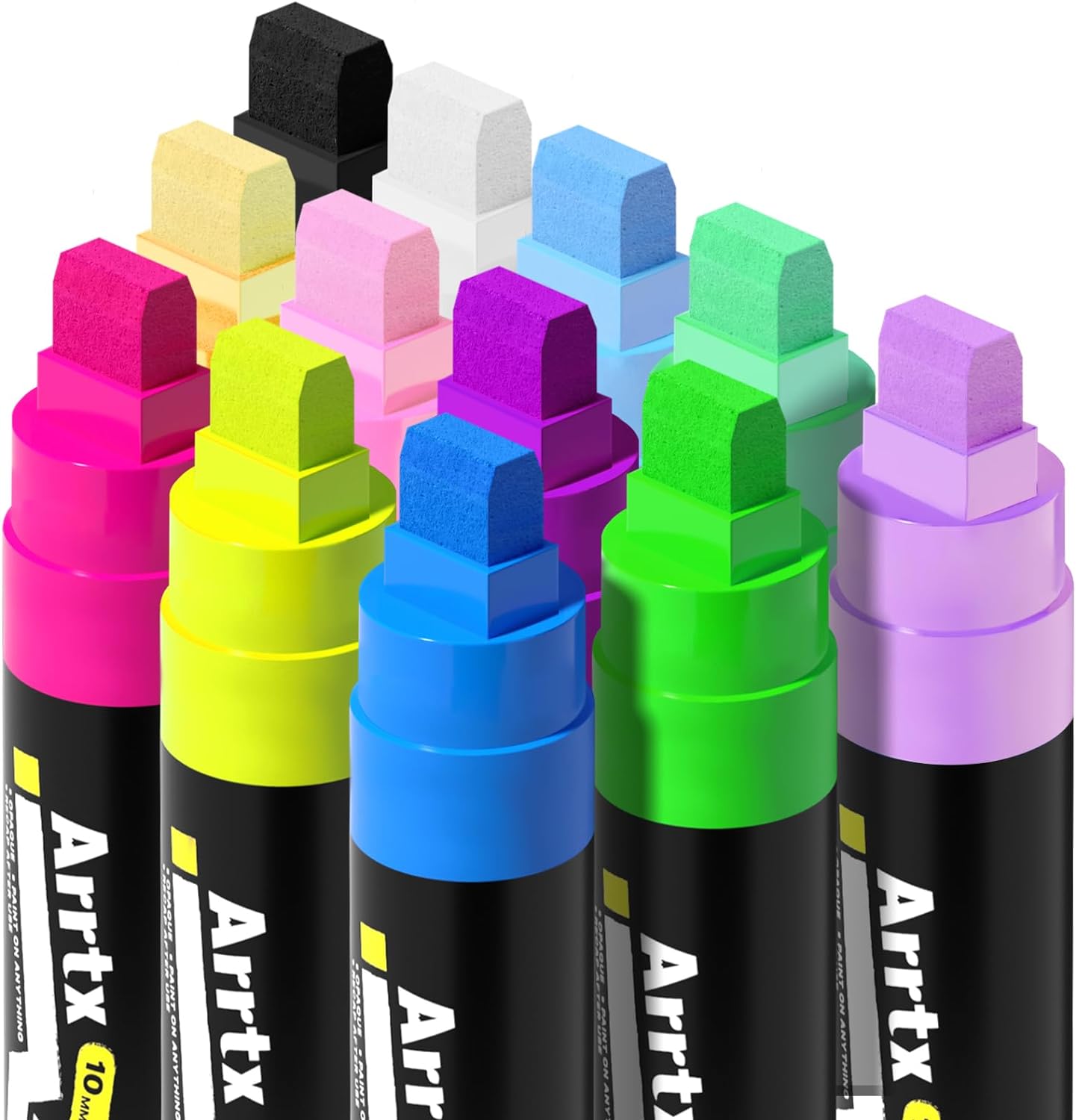 Art Craft Jumbo - Arrtx rotuladores de pintura acrílica, marcadores