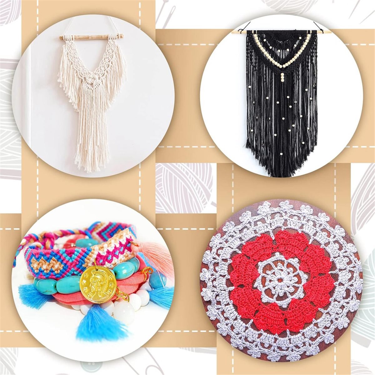 Cesta de tejido con muescas de - The Art And Craft Of Jewelry reseña y precio