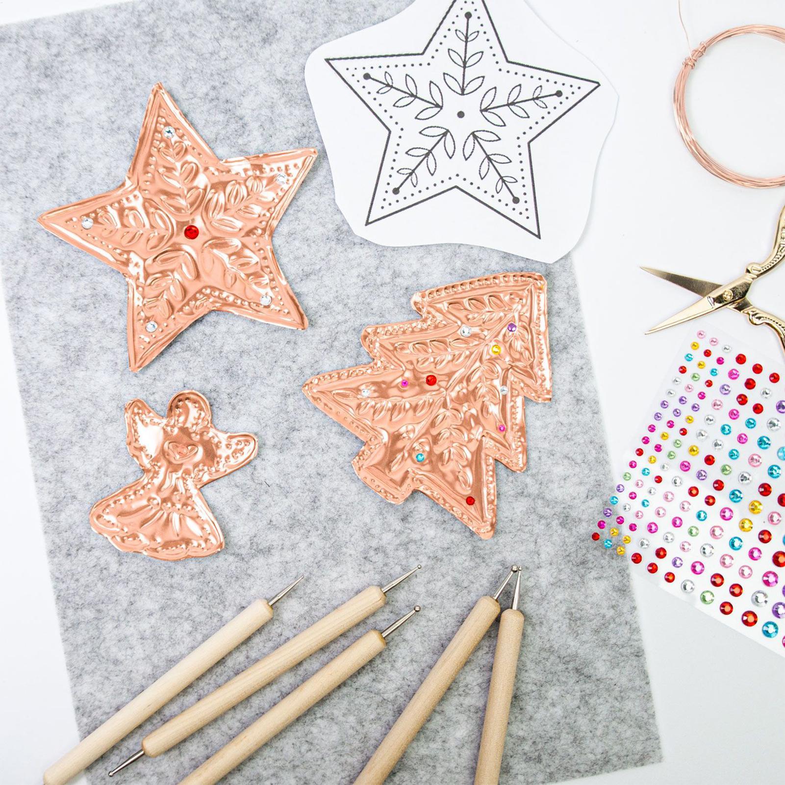 Lámina de estampado, 8 piezas, - Art Craft Holiday reseña y precio