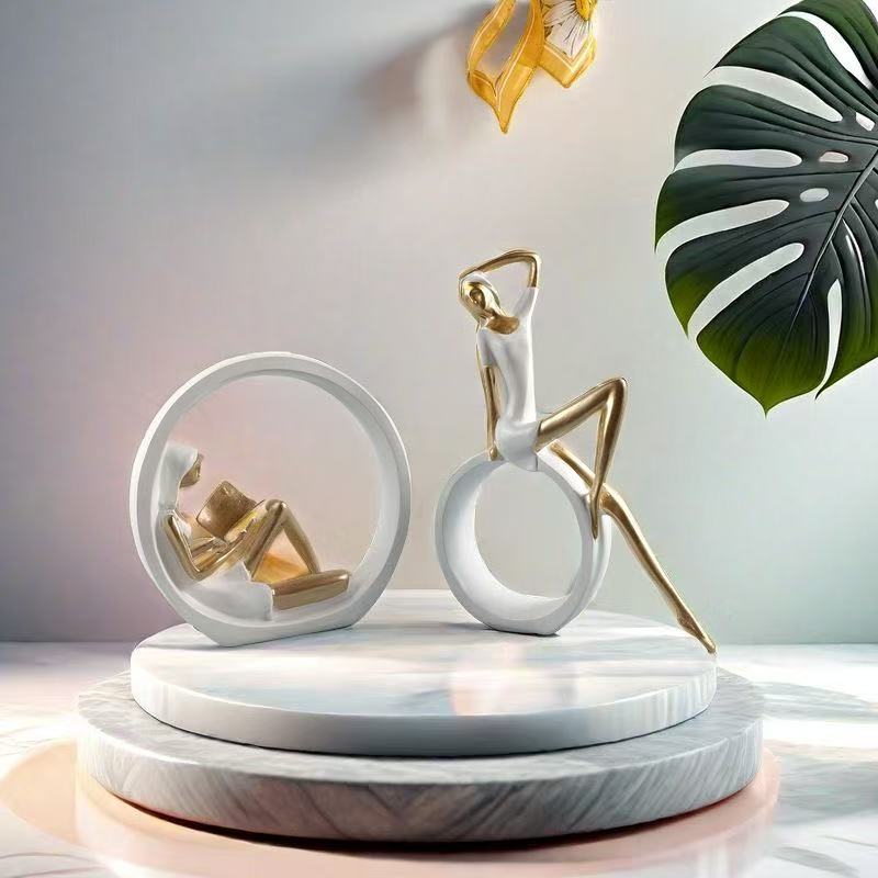 Estatua de chica OK de lectura - Art Craft New Year reseña y precio