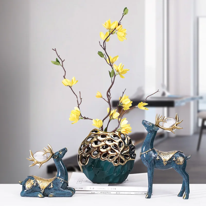 Figuras decorativas creativas  - Art Craft Vase reseña y precio