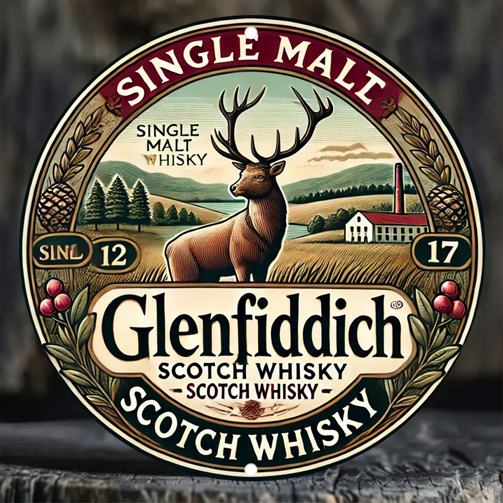 2D plano, Glenfiddich Scotch w - Art Craft Movement reseña y precio