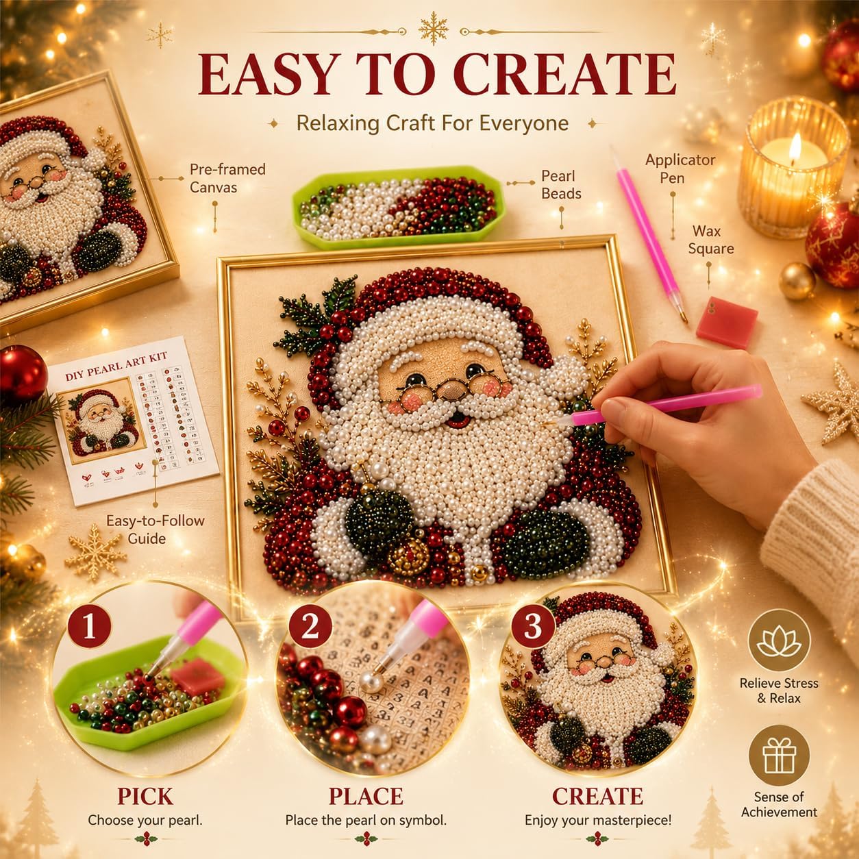 Kit de Arte de Pintura de Diam - Art Craft Holiday reseña y precio