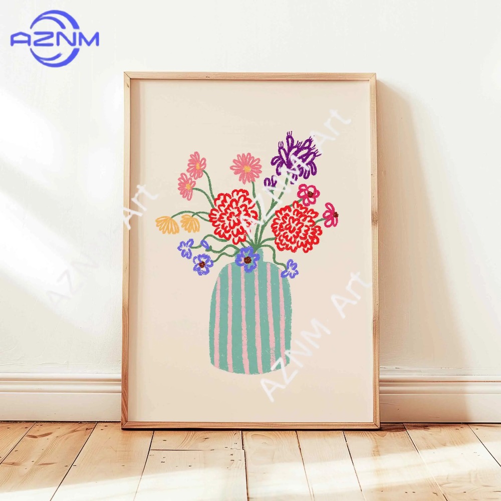 1/3 Piezas de Póster Abstracto - Art Craft Vase reseña y precio