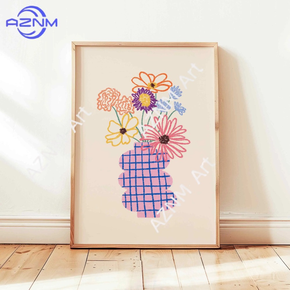 1/3 Piezas de Póster Abstracto - Art Craft Vase reseña y precio