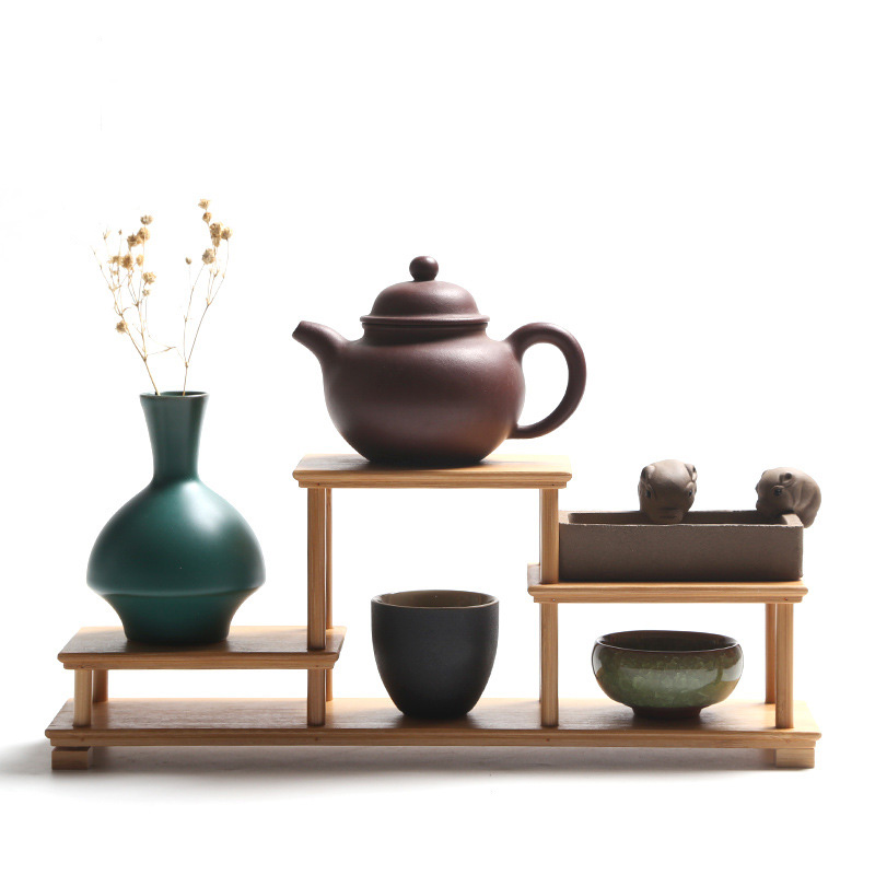 Estante Decorativo de Bambú y  - Art Craft Vase reseña y precio