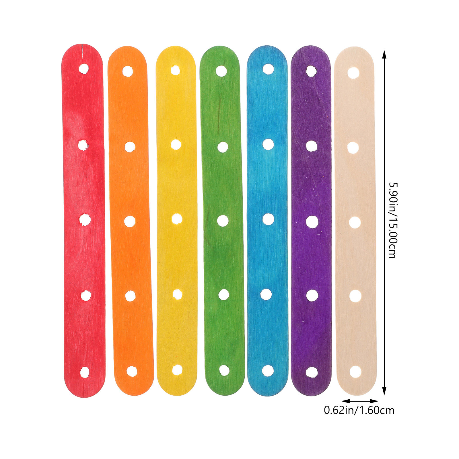 100 Palitos de Madera de Color - Art Craft Jumbo reseña y precio