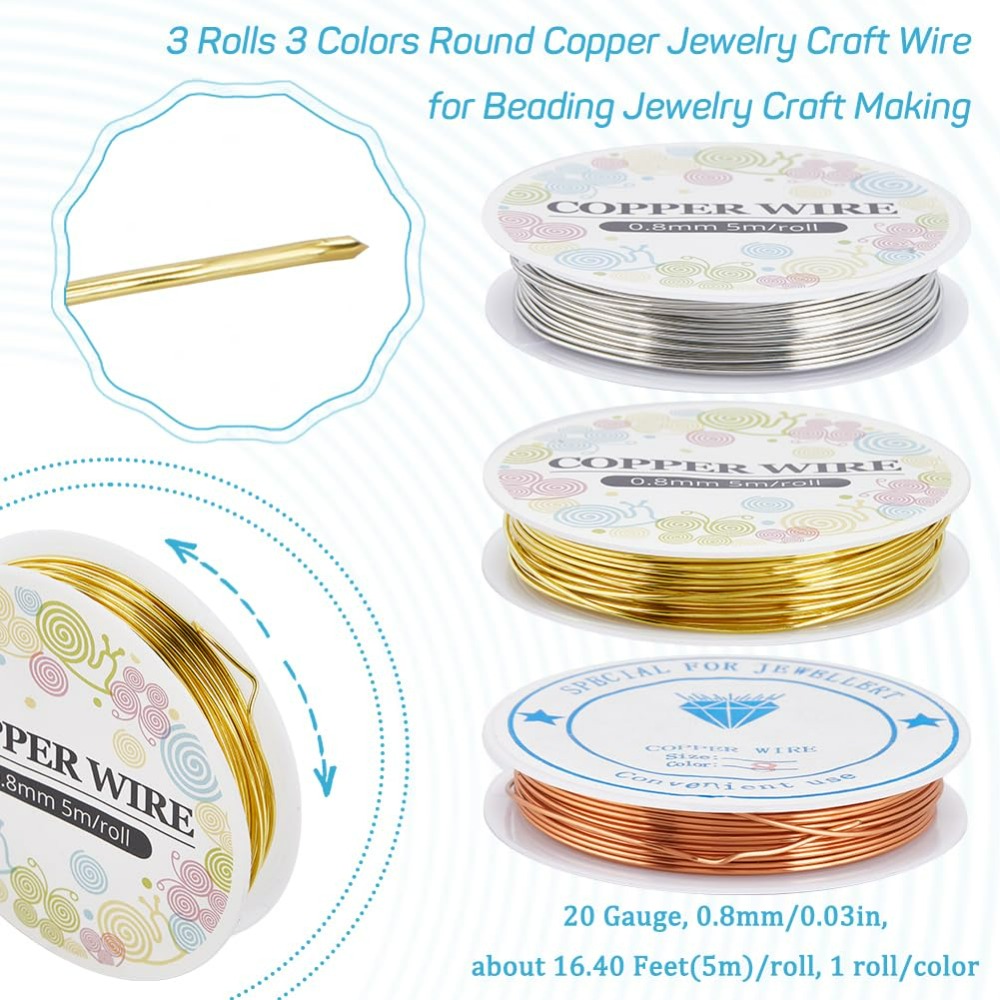 Alambre de cobre para joyería  - Art Craft Wire reseña y precio