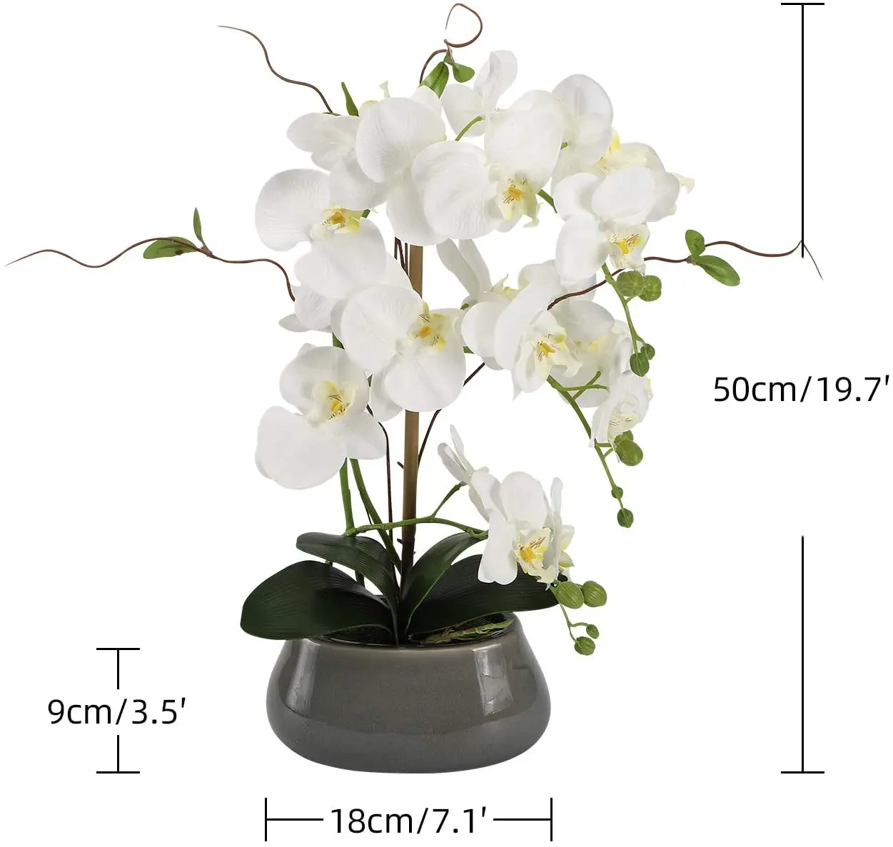 Centros de mesa de flores de o - Art Craft Vase reseña y precio