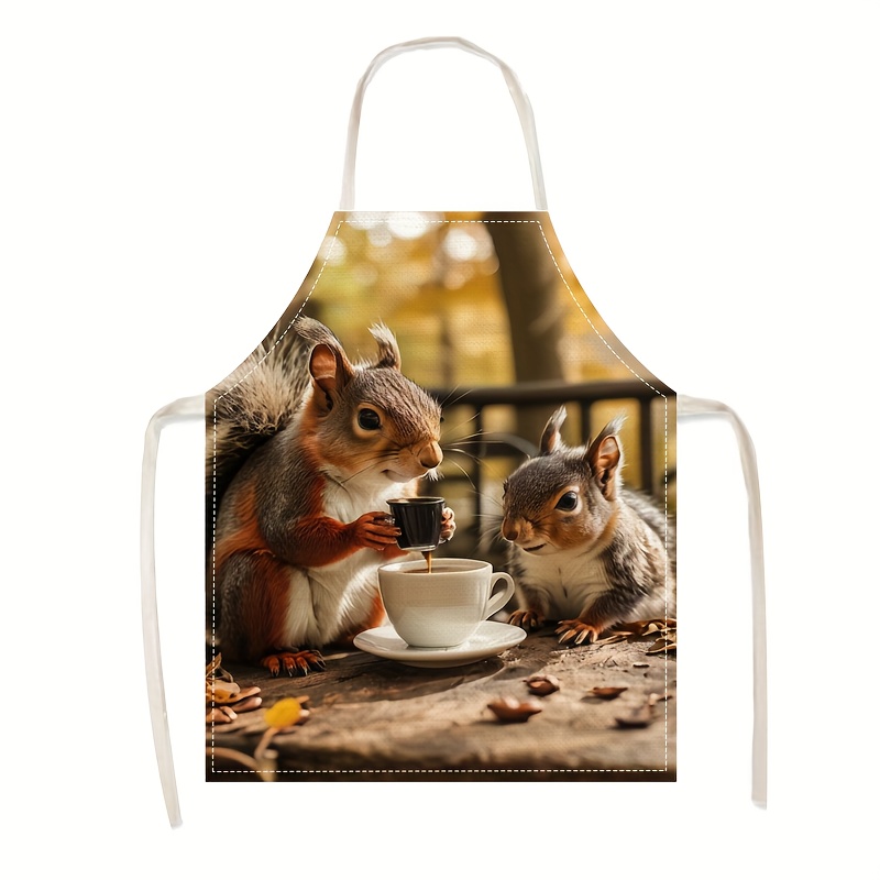 Delantal de Lino con Estampado - Art Craft Gift Ideas reseña y precio
