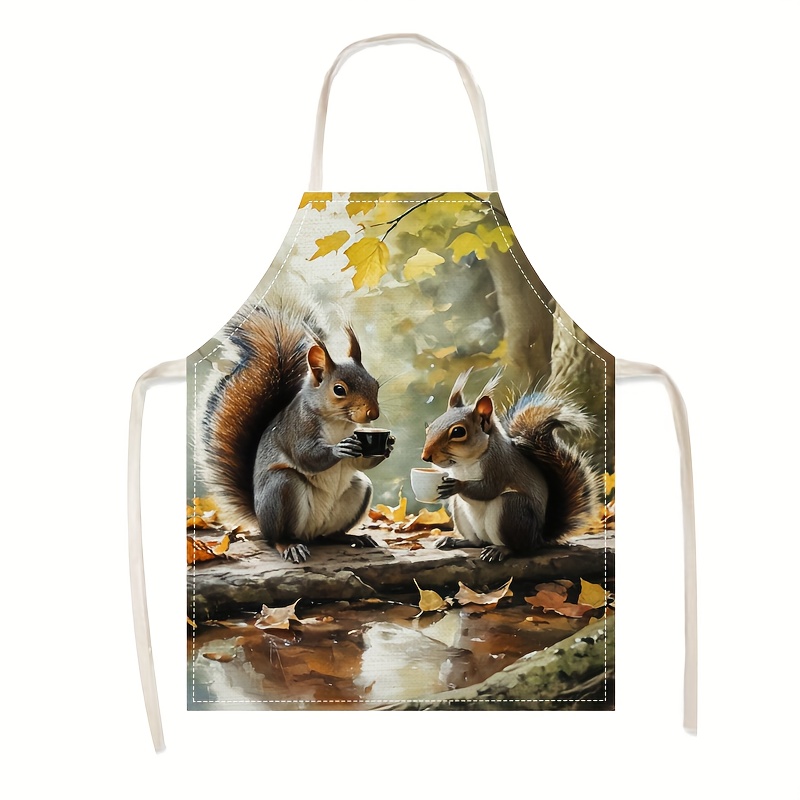Delantal de Lino con Estampado - Art Craft Gift Ideas reseña y precio