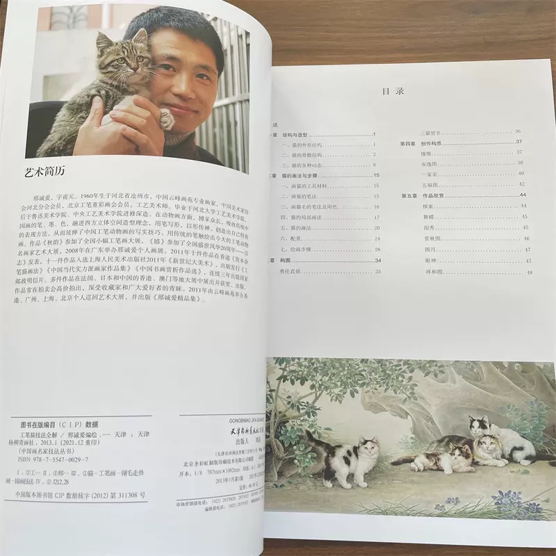 8K chino Gongbi Animal gato pi - Chinese Art Craft reseña y precio
