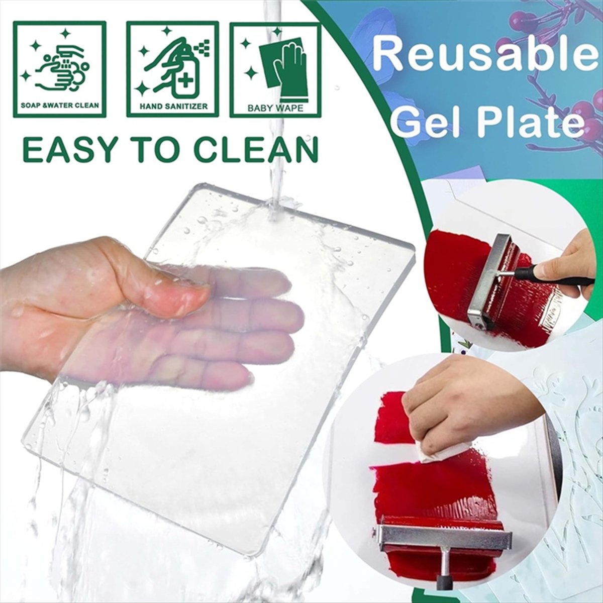 Placa de Gel Reutilizable A77K - Art X Craft reseña y precio