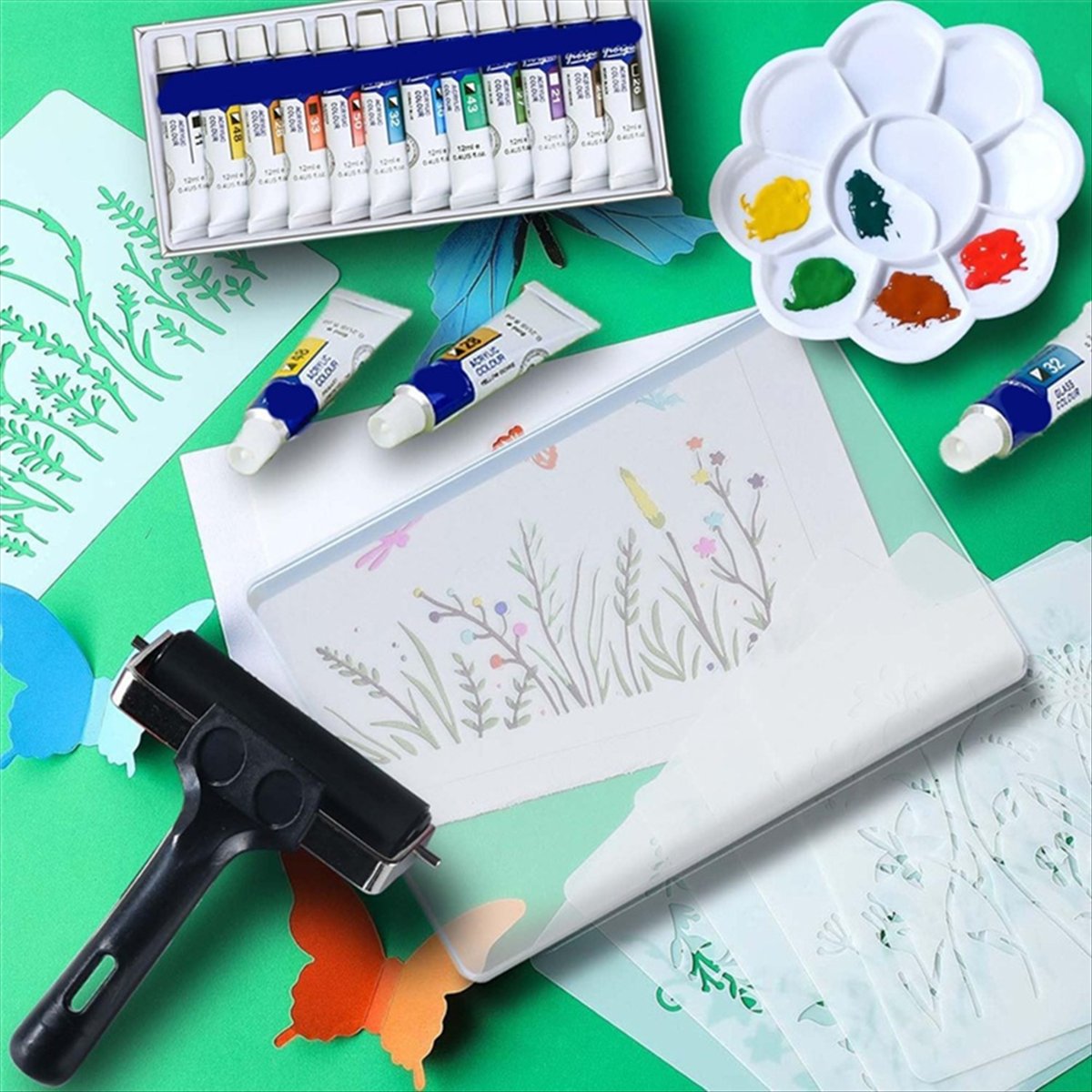 Placa de Gel Reutilizable A77K - Art X Craft reseña y precio