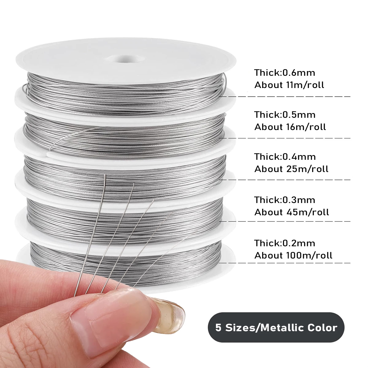 Alambre de Acero Flexible Anti - Art Craft Wire reseña y precio