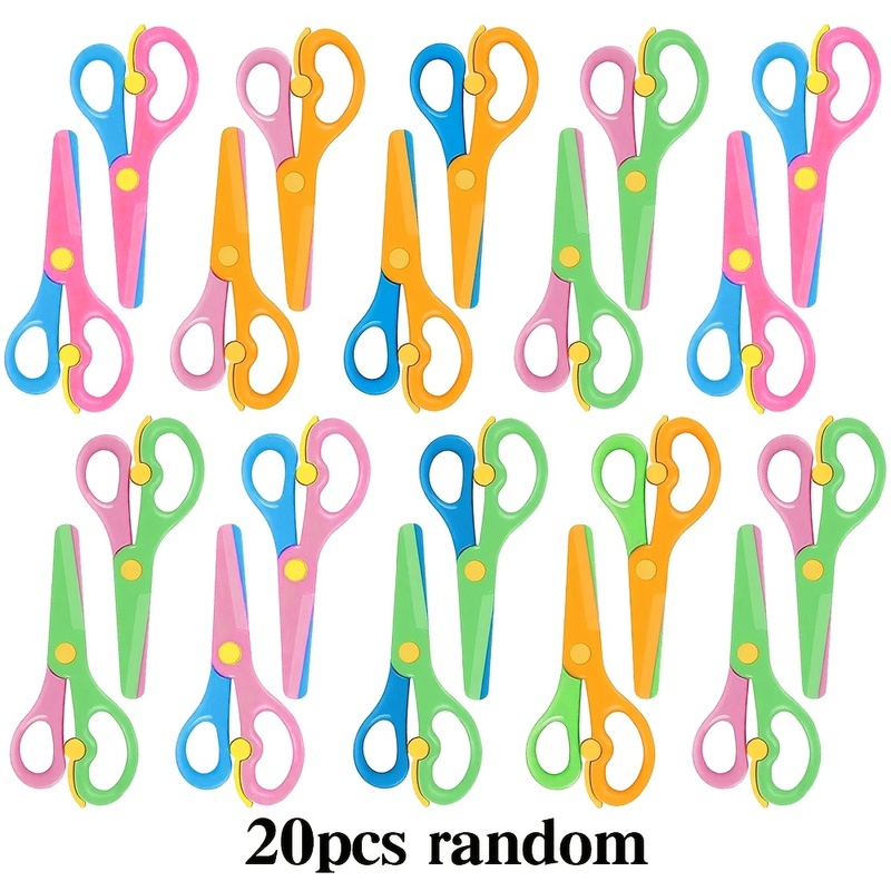 10/20 piezas de tijeras de plá - Art Craft For Preschoolers reseña y precio