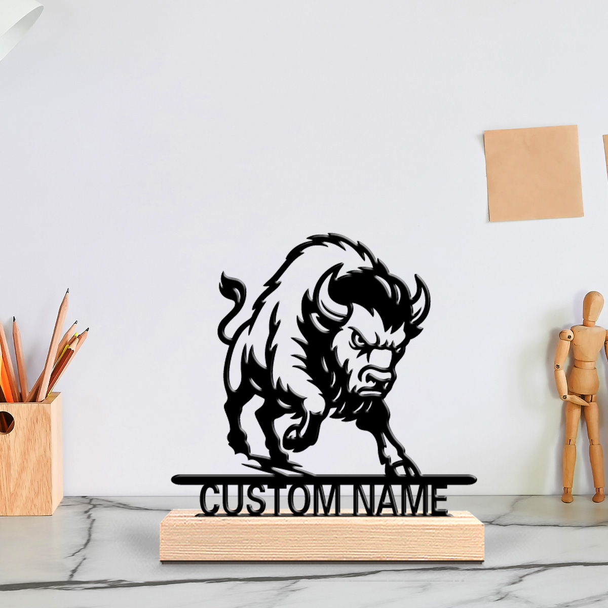 Estatua de león minimalista pe - Art Y Craft reseña y precio