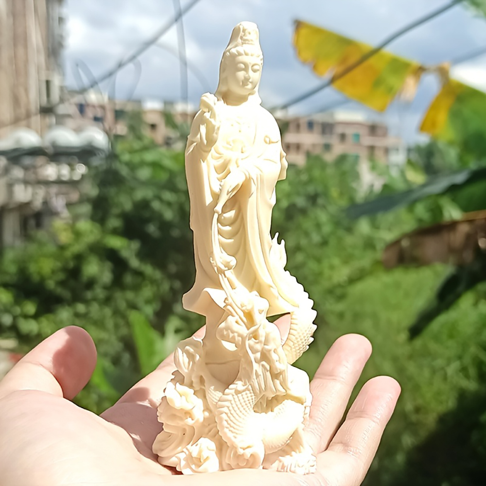 Estatua de Buda Guanyin de Res - Art Craft New Year reseña y precio