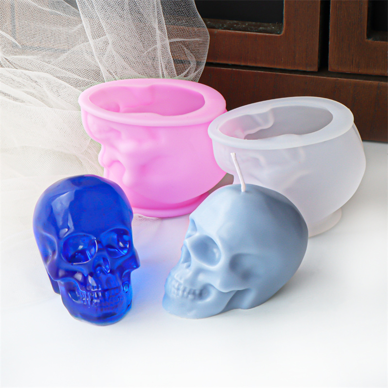 Moldes de velas de calavera bl - Art Craft Holiday reseña y precio