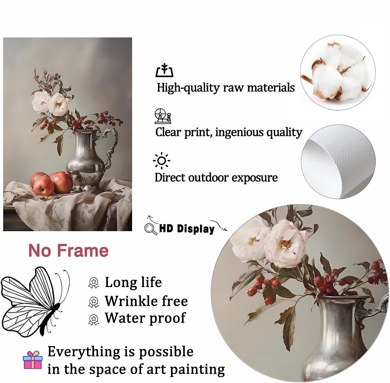 Encantadora Lienzo Decorativo  - Art Craft Movement reseña y precio