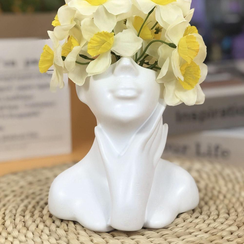 Figura de Busto Femenino, Flor - Art Craft Vase reseña y precio